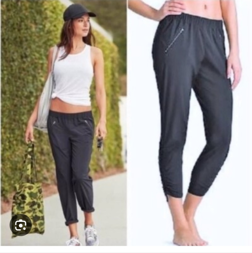Athleta Women's Aspire Cinch Pants In Navy Size 12